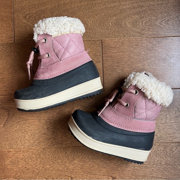 OLANG Toddler girl winter boots size 21-22 - Picture 2 of 7